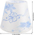 Vintage-Style Small Pleated Blue Fabric Lamp Shade for Table & Floor Lamps