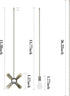 Iceyyyy Set 4Pcs 8Pcs 2Pcs 35.4 inches Bronze Ceiling Fan Pull Chain Including Beaded Ball Fan Pull Chain Pendant