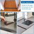 Floor Transition Strip, Self Adhesive Flooring Transitions Laminate Floor Strip, 2" Wide Vinyl Flat Divider (6.56Ft,