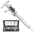 Digital Caliper Measuring Tool, Stainless Steel Electronic Micrometer with Large LCD Screen, 6 Inch/150 mm