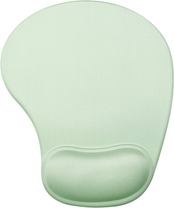 JSD Gel Mouse Pad with Wrist Support, 10.00×9.25×1.3 inches, 1 Pack, Green