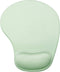 JSD Gel Mouse Pad with Wrist Support, 10.00×9.25×1.3 inches, 1 Pack, Green