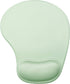 JSD Gel Mouse Pad with Wrist Support, 10.00×9.25×1.3 inches, 1 Pack, Green