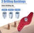 Mesee Vertical Pocket Hole Drilling Jig - 2-In-1 Woodworking Dowelling Jig Locator with Scriber