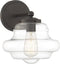Savoy House Meridian M90091ORB Wall Sconce, 1-Light 60 Watts, Oil Rubbed Bronze