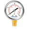 Lead-Free Pressure Gauge 0-160psi, 1/4" NPT Lower Mount, 2" Dial, Stainless Steel Case for Water, Air