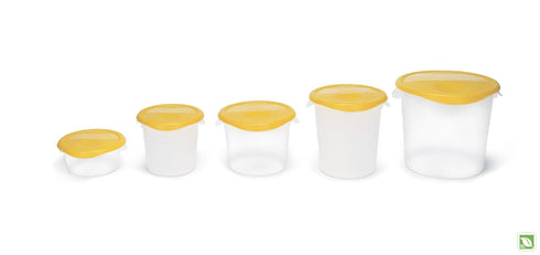 Rubbermaid Commercial Lid (Lid Only) for Round Food Storage Container, Fits 8 Qt. Containers, Yellow (FG572500YEL)