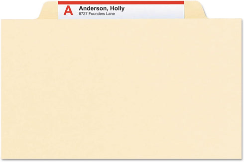 Smead Classification File Folder, 1 Divider, 2" Expansion, Legal Size, Manila, 10 per Box