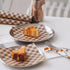 kkrrammii 100 12x12 PCS Wax Paper Sheets for Food Brown Grease Resistant Checkered Sandwich Wrapping Deli Paper Sheets