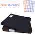 Black Stretchable Jumbo Book Sleeve Covers, Washable Reusable Book Protector for Hardcover Textbooks