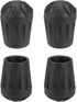 uxcell 4Pcs Camping Chair Foot Covers, 0.59 Inch Plastic Table Legs Feet