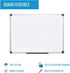 MasterVision Whiteboard Maya Magnetic Dry Erase Board, 18" x 24" with Tray and Aluminum Frame