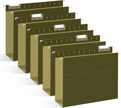 Extra Capacity Hanging File Folders - RAZCC 30 Pack, Letter Size Reinforced with Heavy Duty 3 Inch Expansion