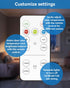 WirelessGlow Rechargeable Light Bulbs with Remote, 3 Color Temperatures, Dimmable Battery Operated, A19, 2 Pack