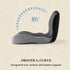 ZyClixtraz Pain,Tailbone Seat Cushion for Office Workers,Memory Foam L-Shaped Integrated Seat Cushions,Orthopedic