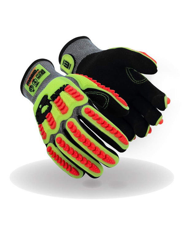 MAGID T-REX Flex Series TRX775 Impact Glove, NitriX Grip Technology, Cut Level A7 (1 Pair), 10/XL