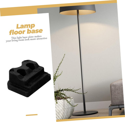 4pcs Counterweight ABOOFAN Base for Table and Floor Lamps Light Fixture Stabilizer Secure and Practical Chassis