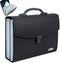 Uquelic 26 Pockets Expanding File Folder - Durable Buckle, Ergonomic Handle, Large A4 Expandable File Organizer