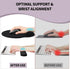 Ergonomic Mouse Pad Wrist Support, Memory Foam Keyboard Wrist Pad & Gel Wrist Rest Set for Easy Typing & Pain Relief