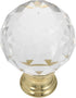 WHAMVOX Crystal Lamp Finial Cap Knob Modern Design for Table Floor Lamps Easy