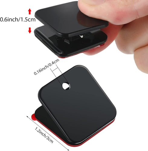 Self Adhesive Clips, Wall Clips, Shower Curtain Clips, Double-Sided Adhesive Spring Clips for Teachers, Poster Home
