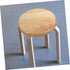 BESTYASH Wooden Round Stool Replacement Seat Easy to Clean Practical Design for Kitchen and Dining Room for Home