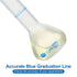 PATIKIL 10ml Graduated Volumetric Flask, Translucent Polypropylene Measuring Flask with Plug Cap, Tolerance 0.3ml for