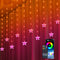 Star Curtain Lights, 10ft x 3.3ft RGB LED Color Changing String Fairy