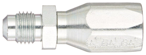 EATON Weatherhead 24704N-304 Flare Male Rigid Fitting, SAE 45 Degree, AISI/SAE 12L14 Carbon Steel, 3/16" Hose ID, 1/4" Tube Size