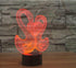 3D 16 Night Light for Kids Swan Heart to Heart Led Lamp with Remote Control Color Changing Xmas Birthday Gift for Child
