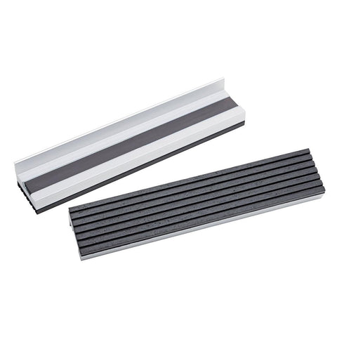 Yost Vises MR-360 6" Magnetic Aluminum Vise Jaw Caps with Rubber Finish (1 Pair)