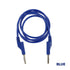 Qingdinu 4 4MM 1M 1000V/15A PCS Dual Stackable Banana Plug Multimeter Test Leads Cable Pure Copper Connector(Blue)