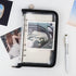 Standard 6-Ring Glitter Zipper Soft PVC Notebook Cover for A6 Ring-Bound Planner (Inner Paper Not Included)