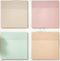 BRYTEFY Pastel Transparent Sticky Notes, Set of 4 Pads 3''x3”, Clear Sticky Tabs, Translucent Page Flags