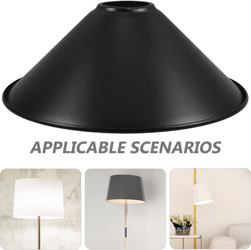 8.66 Inch ARTIBETTER Industrial Vintage Metal Chandelier Shade Retro Cone Ceiling Holder Replacement Lamp Cover