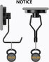 Tohoer Magnetic Hooks, 100LBS Neodymium Magnets Hook Heavy Duty with Rust Proof for Fridge, Oven, Grill, BBQ, Key,