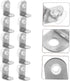 DOITOOL Stainless Steel Corner Braces Heavy-Duty Right Angle Brackets for Furniture Shelving for Secure Installation