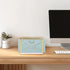 Modern Mail Holder for Home Office, Metal Letter Organizer Sorter for Desk, Marble Base, Envelope Storage Rack