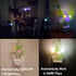 AUSAYE Sensor Led Night Light, Color Changing Plug-in LED Mushroom Light Dream Bed Lamp Cute NightLight Sweet Night