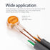 100pcs Waterproof Telephone Wire Connector, Gel-filled UY Butt Splice Network Cable Connectors (UY2/K2)