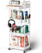 Sorgion 4 Tier Rolling Cart Organizer,Art Craft Diaper Bedside Snack Laundry Room Bathroom