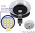 Solar Gutter Lights Outdoor, 9 LED, Super Bright, Waterproof Security Lights for Garden, Wall, Yard, Deck