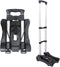 Sutekus Folding Hand Truck and Dolly 110-lbs Lightweight Portable Luggage Cart for