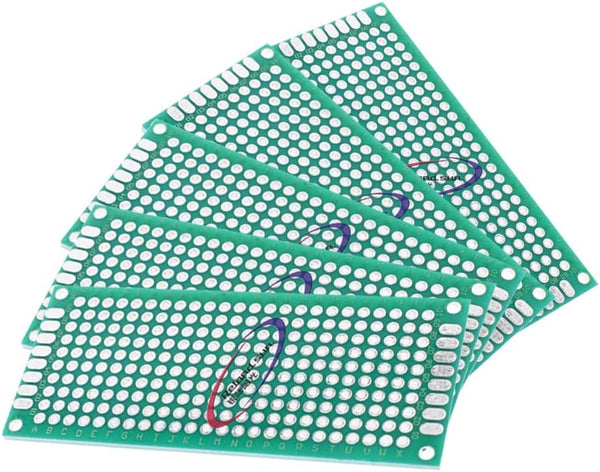 YOURRYONG 5pcs Double Sided Universal Experimental Bread Board Hole Board (5pcs 3X7cm)