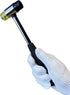 BOOSDEN Double-Faced Soft Hammer Mallet, Rubber Hammer for Home Decoration Installation Hand Tool, 25mm