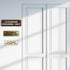 Standard AUTHORIZED PERSONNEL ONLY Wall or Door Sign - Secure Access Control - Easy Installation - Black/Gold - Small