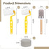 DORMIYA 6PCS Set, 3 1 2 Paint Brush and Roller Includes Oil-Based Sponge Rollers, a Cleaning Brush and Round Sponges
