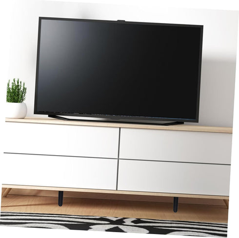 4pcs STOBOK Adjustable Height Metal Furniture Legs for Sofa Cabinet and Tv Stand Versatile Support Feet for Uneven