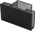 Mesh Desk Organizer for Office, 4 Compartments Pen Holder with Sticky Notes Holder, Black Mesh Storage