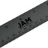 JAM PAPER Strong Aluminum Ruler - 12 Inch Metal Ruler with Non-Skid Cork Backing - Grey Metallic - Sold Individually